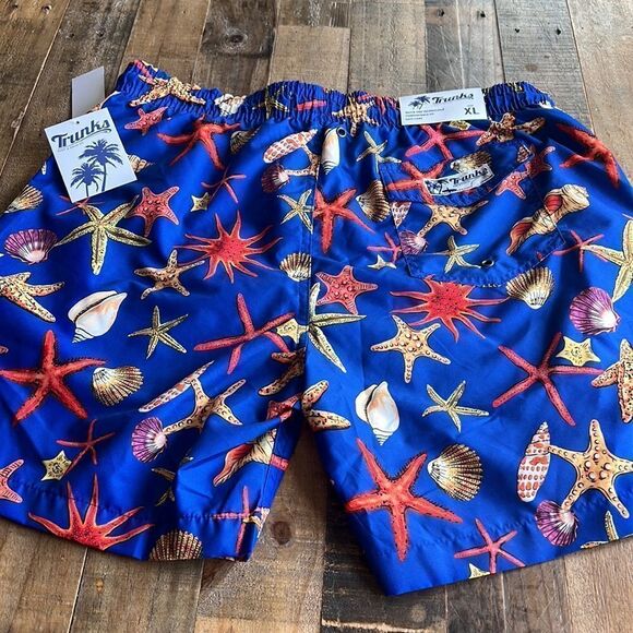 NWT TRUNKS SURF & SWIM CO. SANO PRINTED SWIM SHORT Size XL - Picture 4 of 5